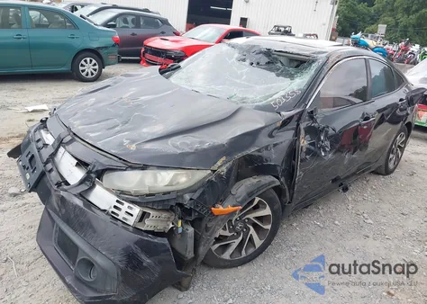 2016 Honda Civic Ex z USA, uszkodzony, nr VIN 2HGFC2F86GH503355